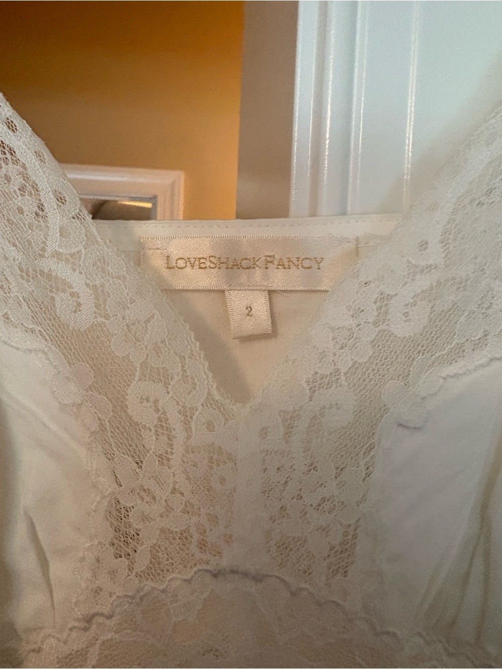 LoveShackFancy white Zima dress BNWOT - Picture 3 of 3